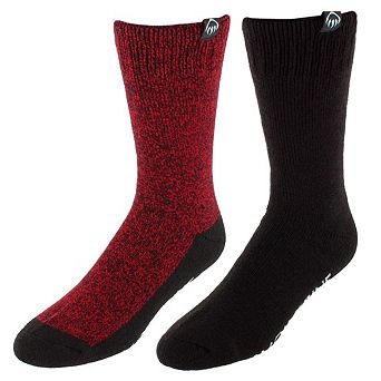 Wolverine Men's Alpine Brushed Thermal Crew Sock (2 Pair Pack)