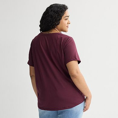 Plus Size Halloween Dancing Skeletons Graphic Tee