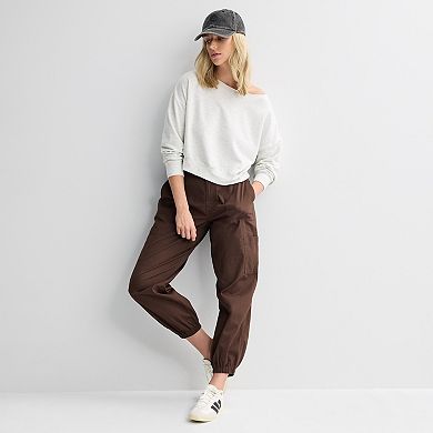Juniors' SO® Mid-Rise Cargo Jogger Pants