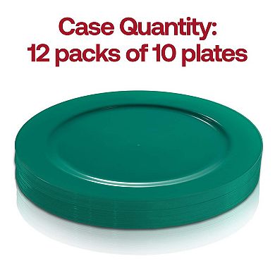 7.5" Holiday Round Plastic Salad Plates 120 Plates