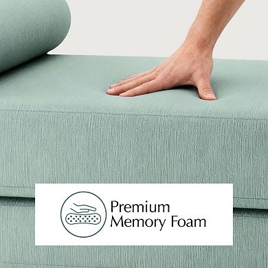 Jaxx Alon Daybed - Fold-Out Sleeper Chaise Queen-Size Mattress