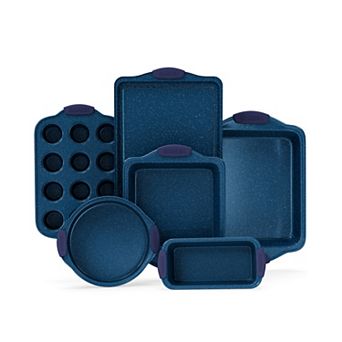 6 pc Nonstick Bakeware Set, Carbon Steel with Silicone Handles, PFOA-Free by Bakken