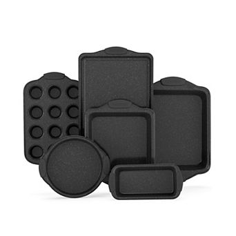 6 pc Nonstick Bakeware Set, Carbon Steel with Silicone Handles, PFOA-Free by Bakken