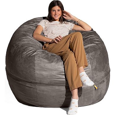 Jaxx Saxx 5 Foot Large Bean Bag w/ Removable Cover