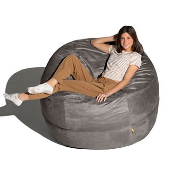 Jaxx Saxx 5 Foot Large Bean Bag w/ Removable Cover
