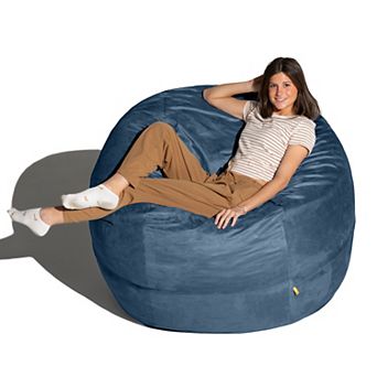Jaxx Saxx 5 Foot Large Bean Bag w/ Removable Cover