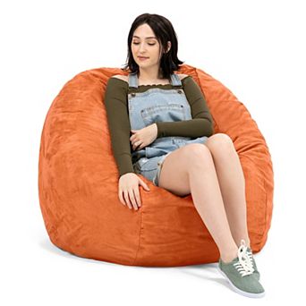 Jaxx 4 ft Round Bean Bag Chair for Adults