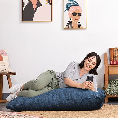 Jaxx Pillow Saxx 3.5 Foot Giant Decor Floor Pillow, Premium Chenille Cover