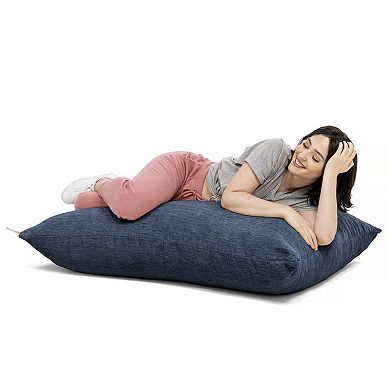 Jaxx Pillow Saxx 3.5 Foot Giant Decor Floor Pillow, Premium Chenille Cover