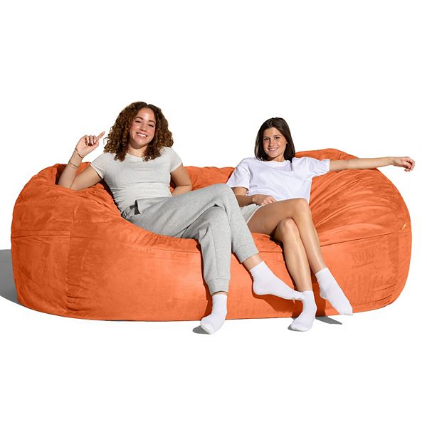 ※ハート※◆フィスバ◆クッション◆2点◆45cm◆Z-2507CU11◆ Jaxx 7 Foot Giant Bean Bag Sofa