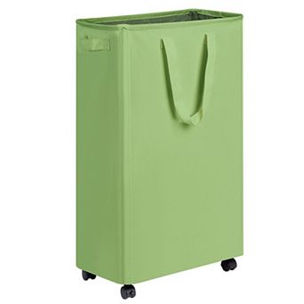Slim Rolling Laundry Hamper for Bedroom Dorm 75L (19.8 Gallons)