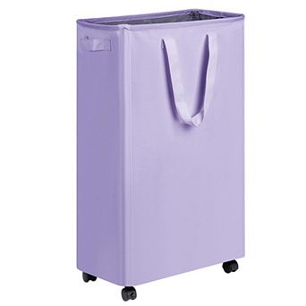Slim Rolling Laundry Hamper for Bedroom Dorm 75L (19.8 Gallons)