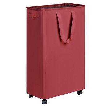 Slim Rolling Laundry Hamper for Bedroom Dorm 75L (19.8 Gallons)