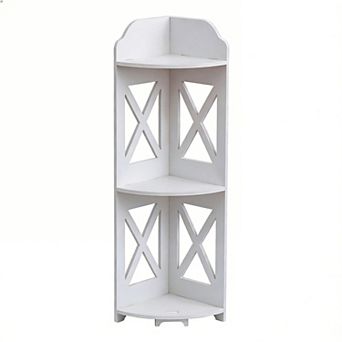 Corner Shelf 3 tier Bathroom Storage Rack Over Toilet
