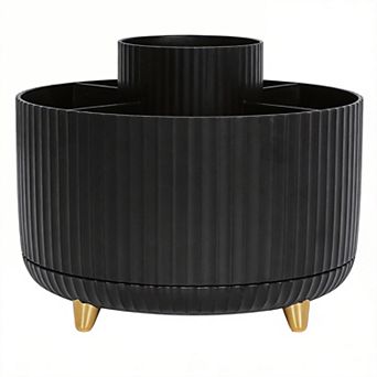 360° Rotating Pen Holder 5-Slot Multipurpose Organizer