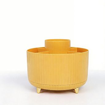 360° Rotating Pen Holder 5-Slot Multipurpose Organizer