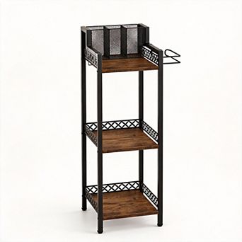 Hair Dryer Holder 3 tier Narrow Standing Rack
