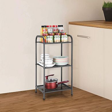 Extendable Plant Stand Storage Rack for Kitchen Bath Office