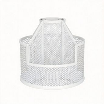 Rotating Mesh Desk Organizer Pencil Holder