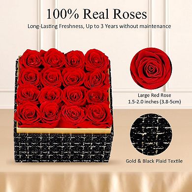 Preserved Eternal Roses Gift Box for Her Romantic Mother's Day