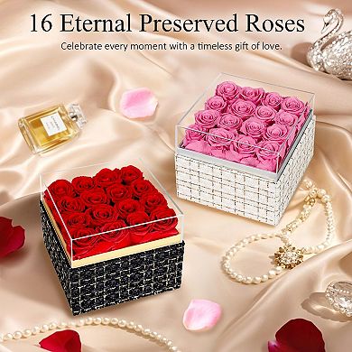 Preserved Eternal Roses Gift Box for Her Romantic Mother's Day