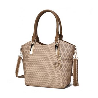 MKF Collection Devorah Signature Printed Faux Leather Tote Bag