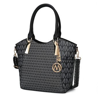 MKF Collection Devorah Signature Printed Faux Leather Tote Bag