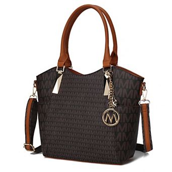 MKF Collection Devorah Signature Printed Faux Leather Tote Bag
