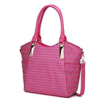 MKF Collection Devorah Signature Printed Faux Leather Tote Bag