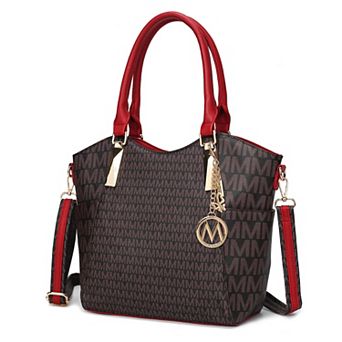 MKF Collection Devorah Signature Printed Faux Leather Tote Bag