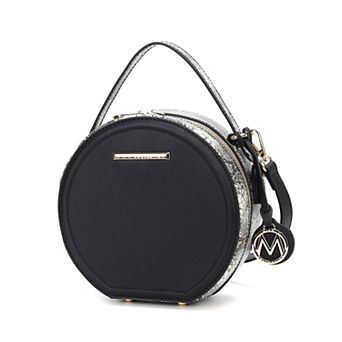 MKF Collection Mallory Crossbody Bag with Zip Closure
