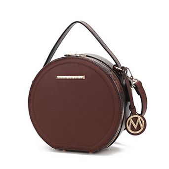 MKF Collection Mallory Crossbody Bag with Zip Closure