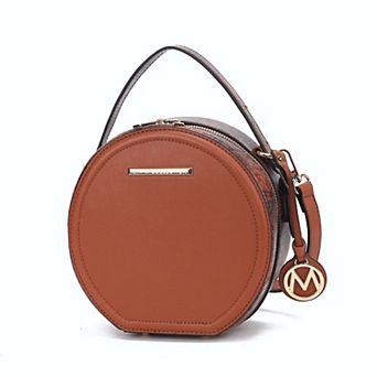 MKF Collection Mallory Crossbody Bag with Zip Closure