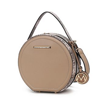 MKF Collection Mallory Crossbody Bag with Zip Closure