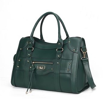 MKF Collection Patricia Faux Leather Duffel Weekender Bag