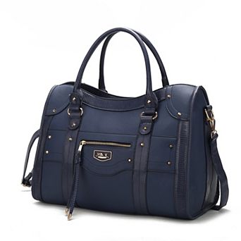 MKF Collection Patricia Faux Leather Duffel Weekender Bag