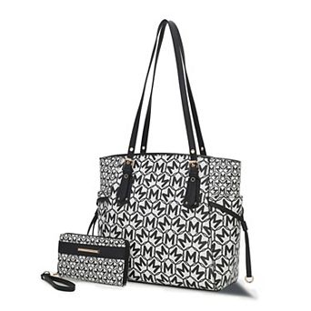 MKF Collection Pauline Tote Bag & Wallet 2 pc Set