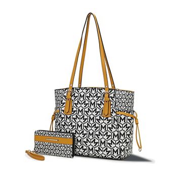 MKF Collection Pauline Tote Bag & Wallet 2 pc Set