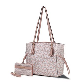 MKF Collection Pauline Tote Bag & Wallet 2 pc Set