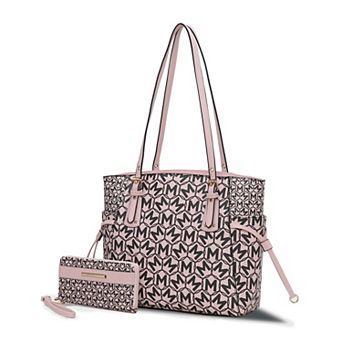 MKF Collection Pauline Tote Bag & Wallet 2 pc Set