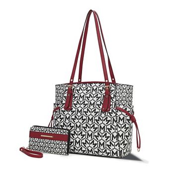 MKF Collection Pauline Tote Bag & Wallet 2 pc Set