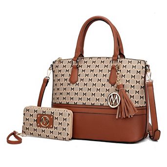 MKF Collection Saylor Tote Bag & Wristlet Wallet 2 pc Set
