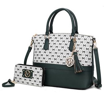 MKF Collection Saylor Tote Bag & Wristlet Wallet 2 pc Set