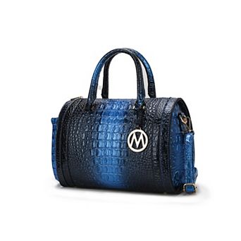 MKF Collection Usal Croc-Embossed Satchel Bag