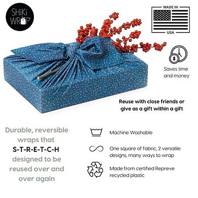 Assorted Set of 5 Reusable Cloth Furoshiki Gift Wrap