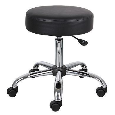 Fea Medical Swivel Stool, Round Padded Seat, Rolling Base