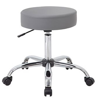 Fea Medical Swivel Stool, Round Padded Seat, Rolling Base