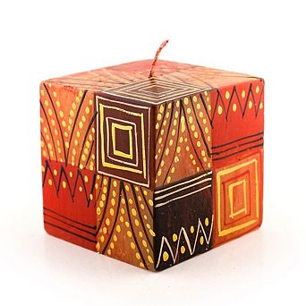 Safari Gold Painted Candles