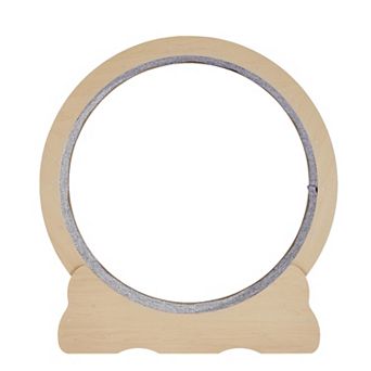 35.8-inch Cat Exercise Wheel, Large Cat Treadmill Wheel for Indoor Cats, Brown