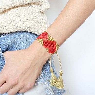 Heart Tassel Bracelet